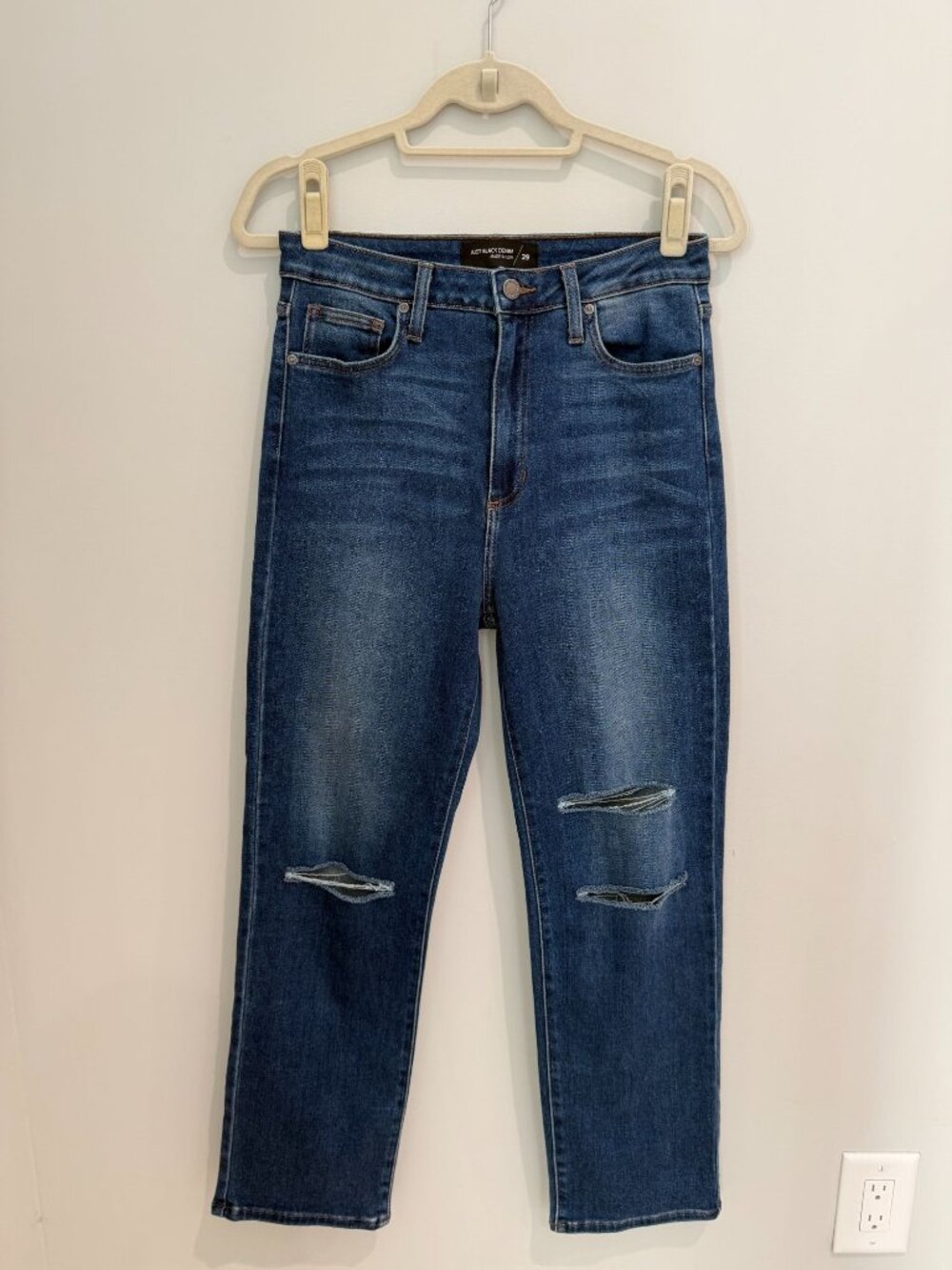 Just Black Denim Saturday Straight Jean - High Waisted (29)
